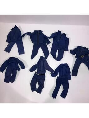 (7) Vintage Mego LJN Emergency SWAT Rookies 8 inch Action Figure Outfits